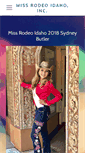 Mobile Screenshot of missrodeoidaho.com